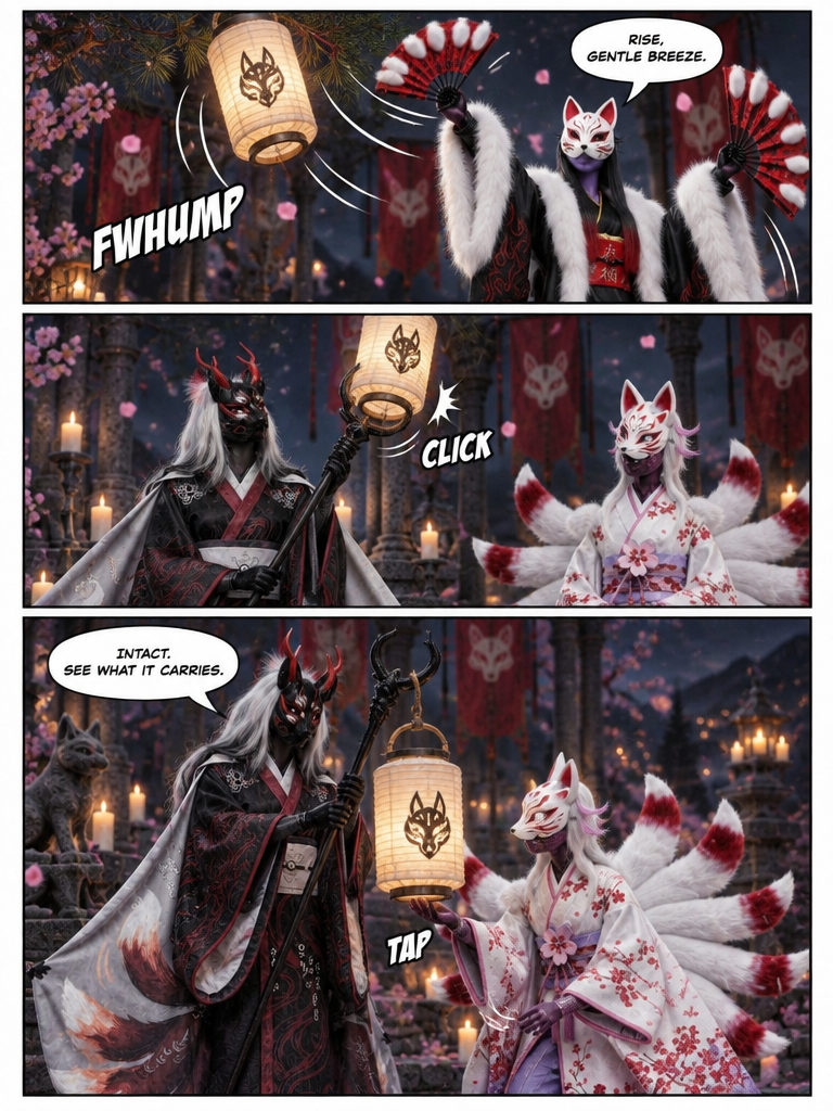 The Ember Lantern of the Shrine 🌸🏮 (page 2 of 4)