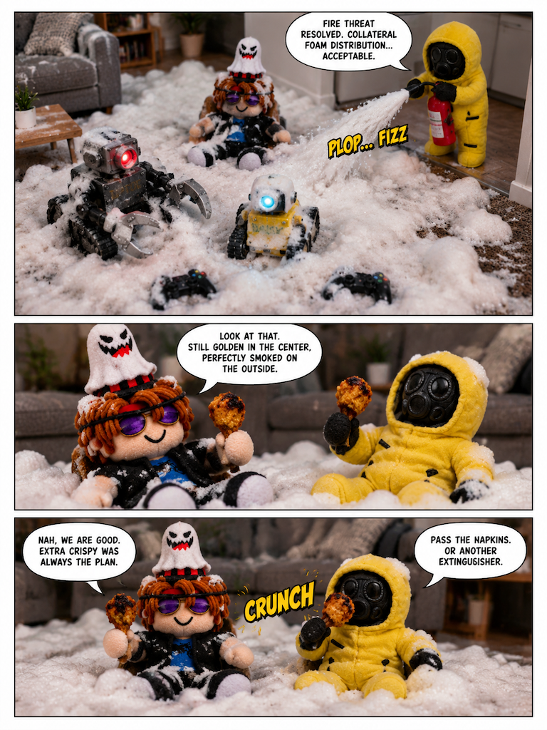 False Alarm, Real Fire (page 4 of 4)