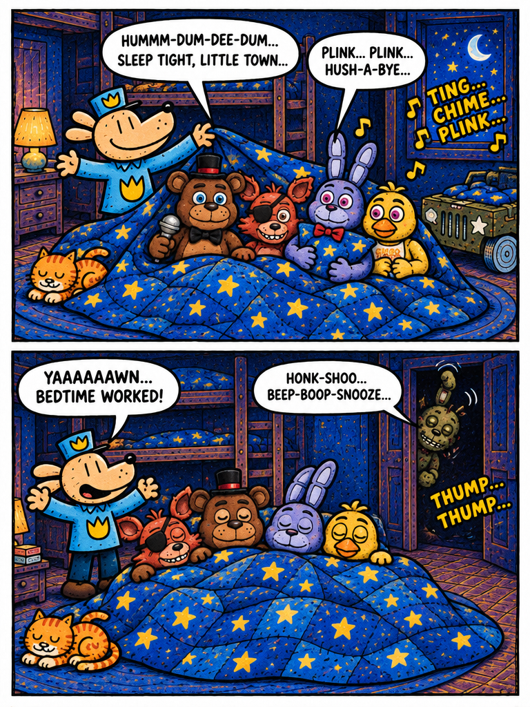 Bedtime at the Pizzeria (page 3 of 4)