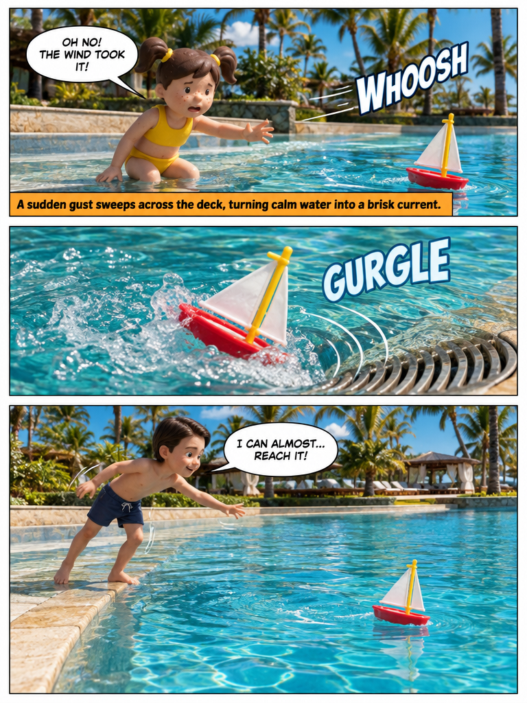 Sun, Sand, and the Pool Rescue (page 2 of 4)