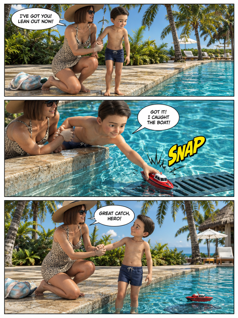 Sun, Sand, and the Pool Rescue (page 3 of 4)