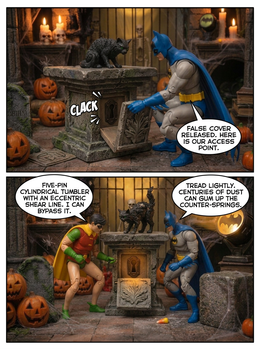 🦇 BatFamily  Secrets Beneath the Courtyard 💬 Comic Story part 5 (page 2 of 8)