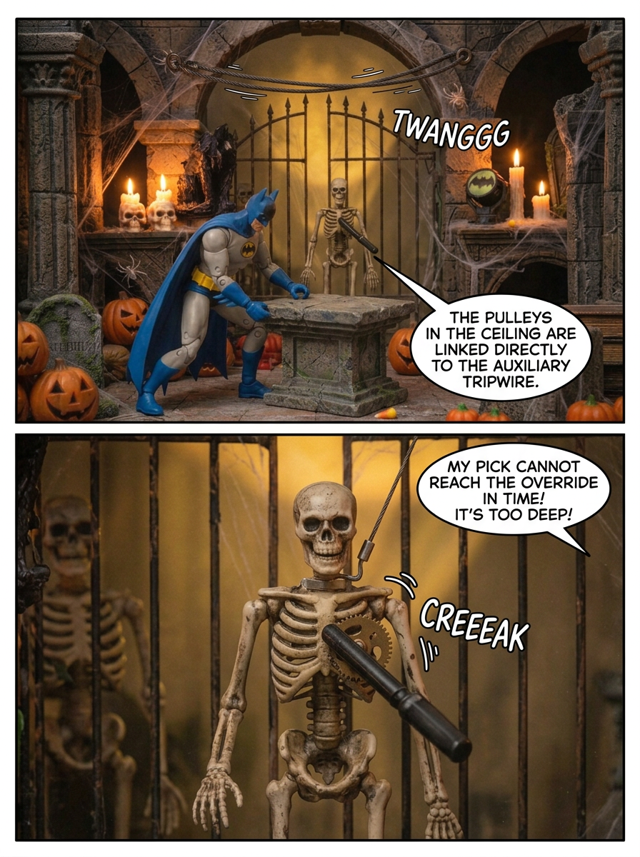 🦇 BatFamily  Secrets Beneath the Courtyard 💬 Comic Story part 5 (page 5 of 8)
