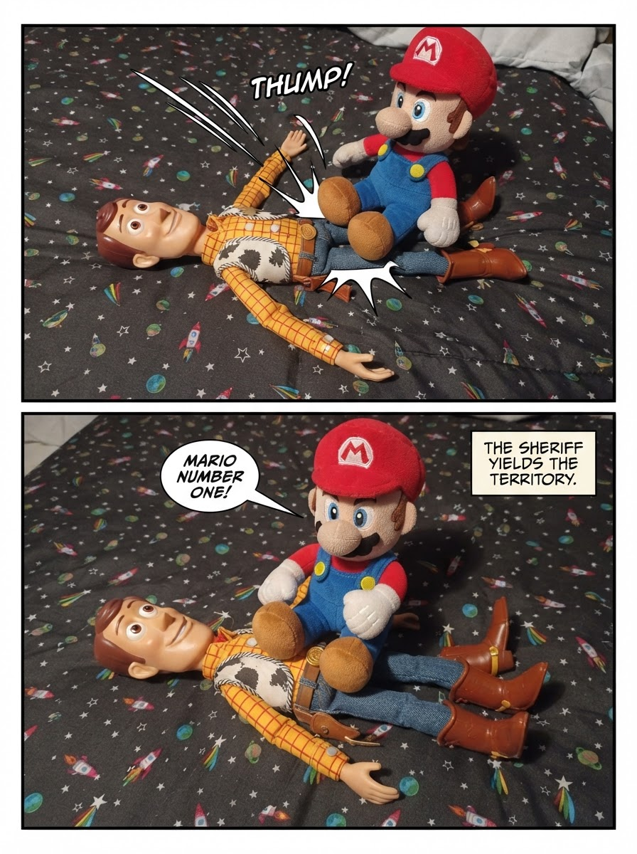 Showdown On The Bedspread (page 4 of 4)