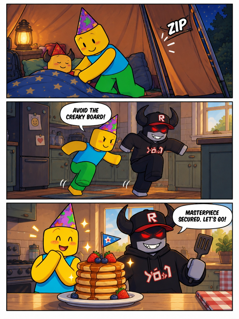 Morning Surprise in the Tent (page 2 of 4)