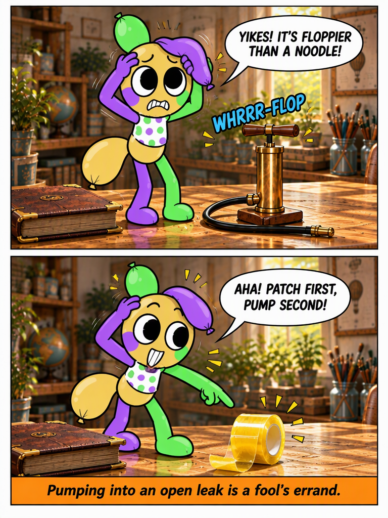 A Sudden Leak (page 2 of 4)