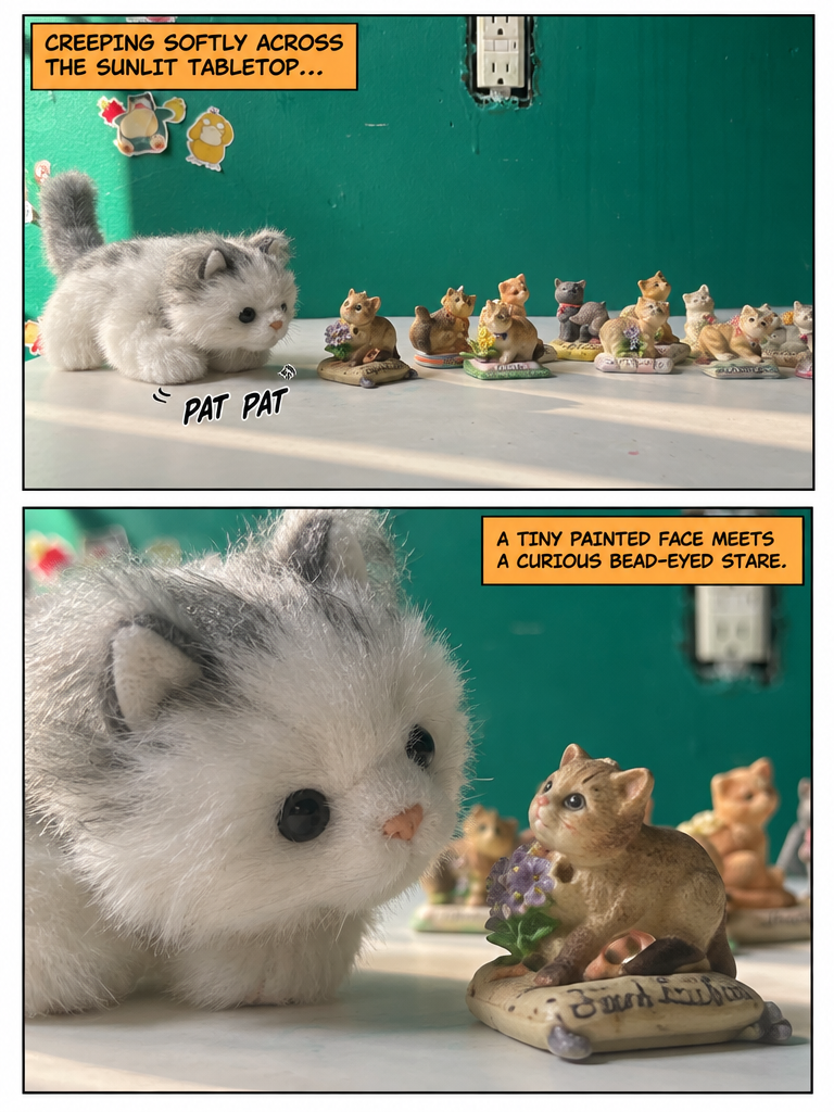 The Fluffy Cat and the Little Figurines (page 2 of 4)