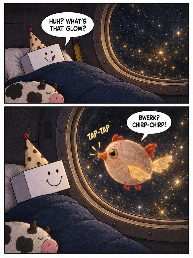 Morning Routine in the Orbital Bunk (page 2 of 4)