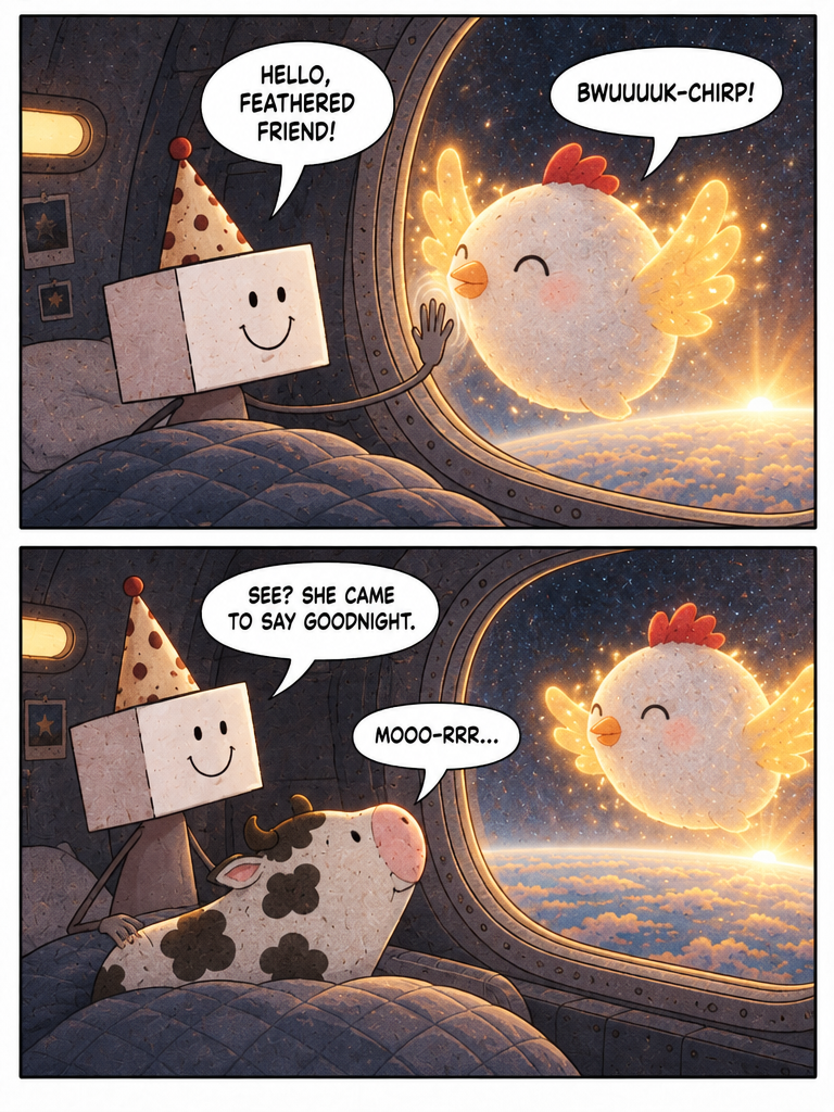Morning Routine in the Orbital Bunk (page 3 of 4)