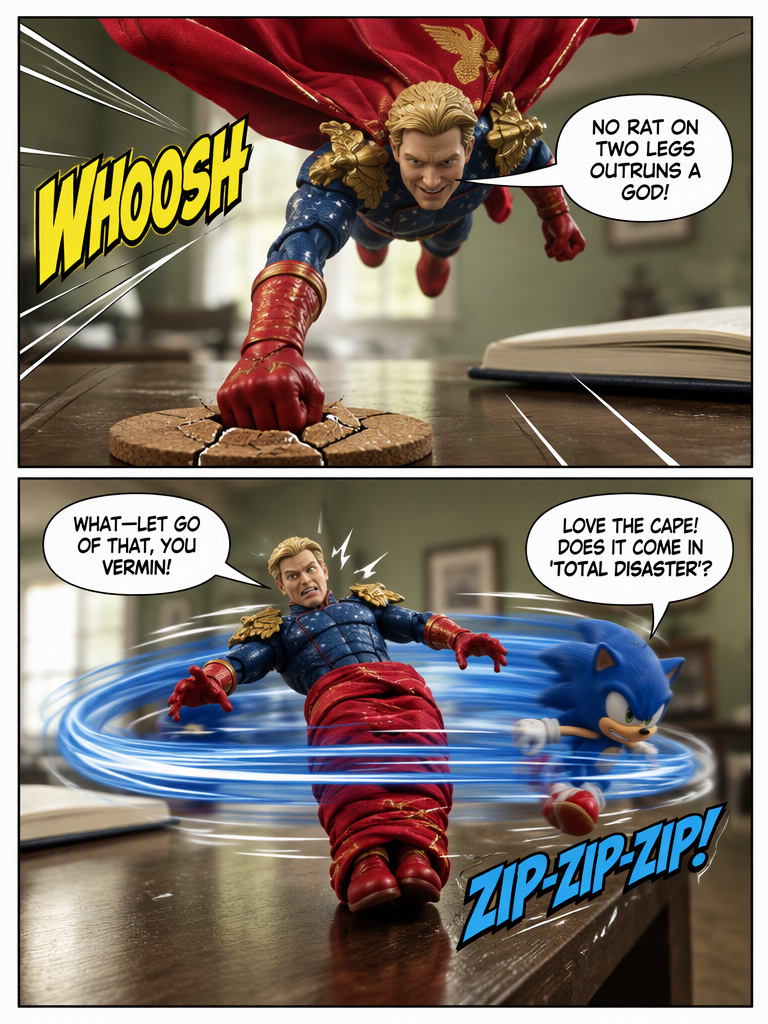 Sonic vs Homelander: Tabletop Showdown (page 2 of 4)