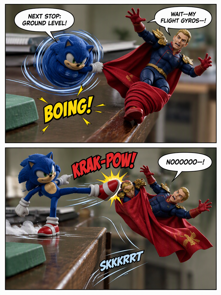Sonic vs Homelander: Tabletop Showdown (page 3 of 4)