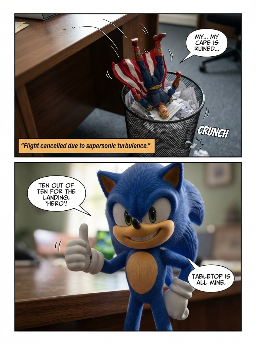 Sonic vs Homelander: Tabletop Showdown (page 4 of 4)