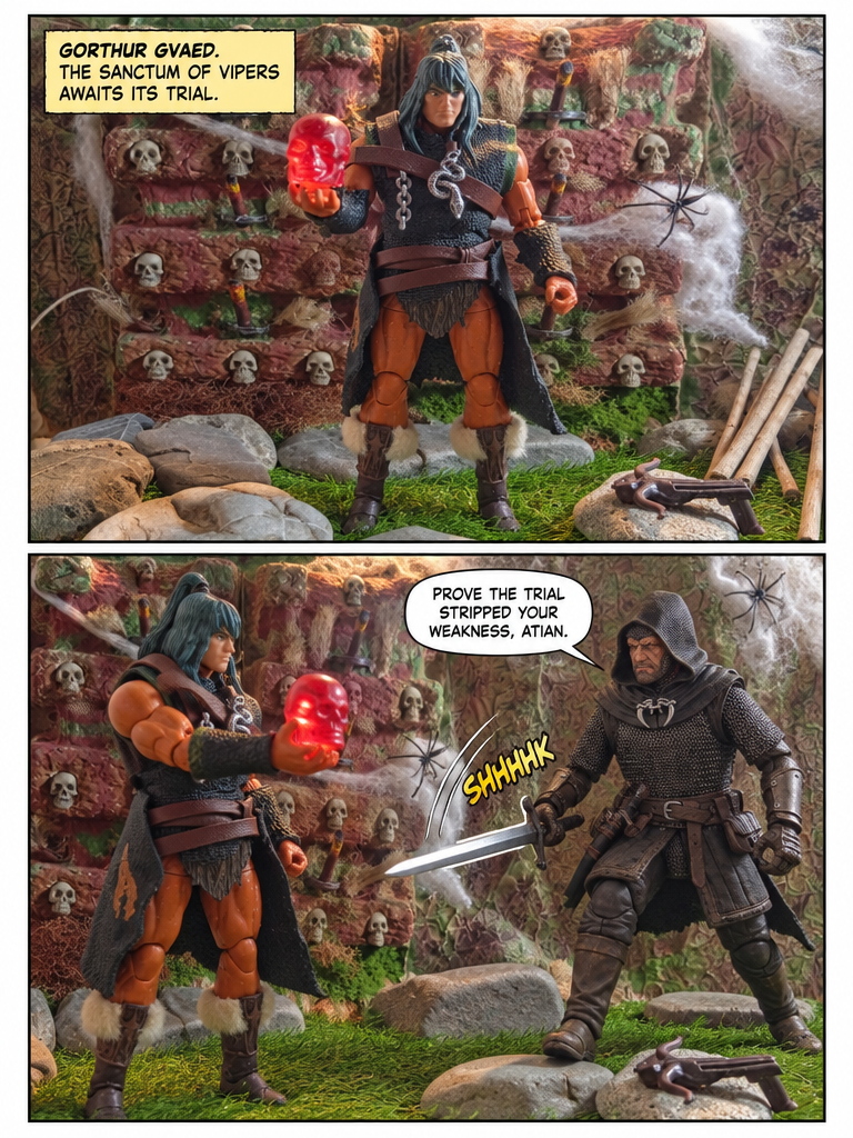 "Atian, a silent agent of the Viper School" (page 1 of 4)