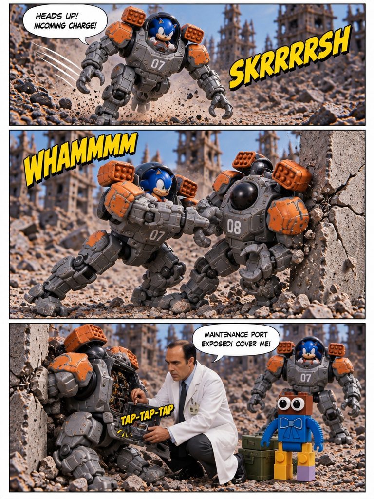 Discovery of a Strange Spaceship Season 2 Part 2: Allied Walkers (page 2 of 4)