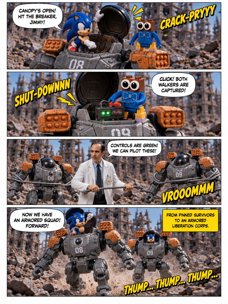 Discovery of a Strange Spaceship Season 2 Part 2: Allied Walkers (page 4 of 4)