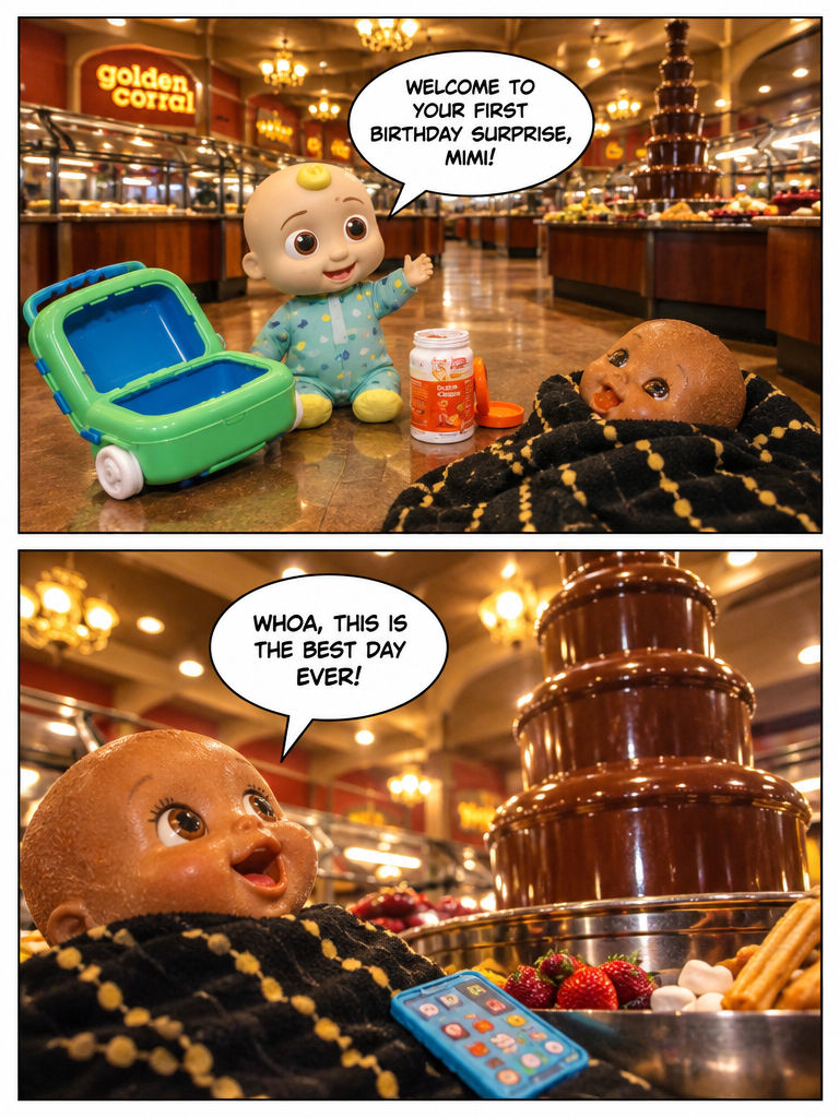 Mimi's Big Birthday Surprise (page 3 of 4)