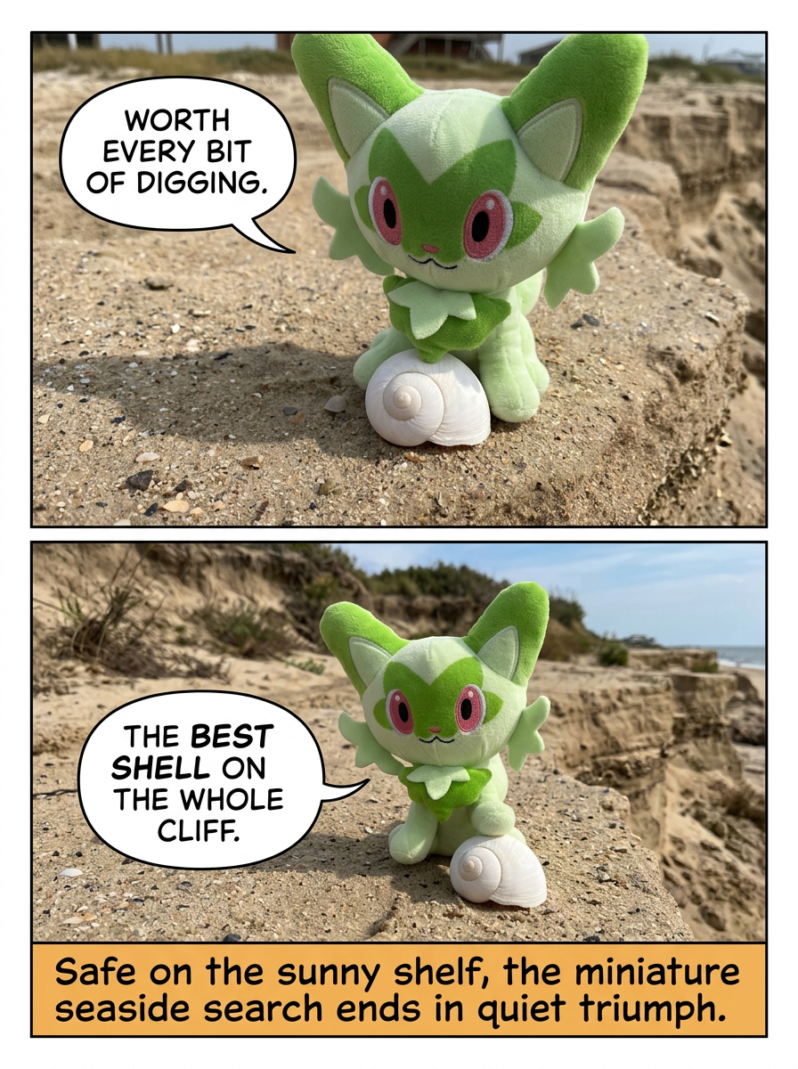 Shells Beneath the Sand Cliff (page 4 of 4)