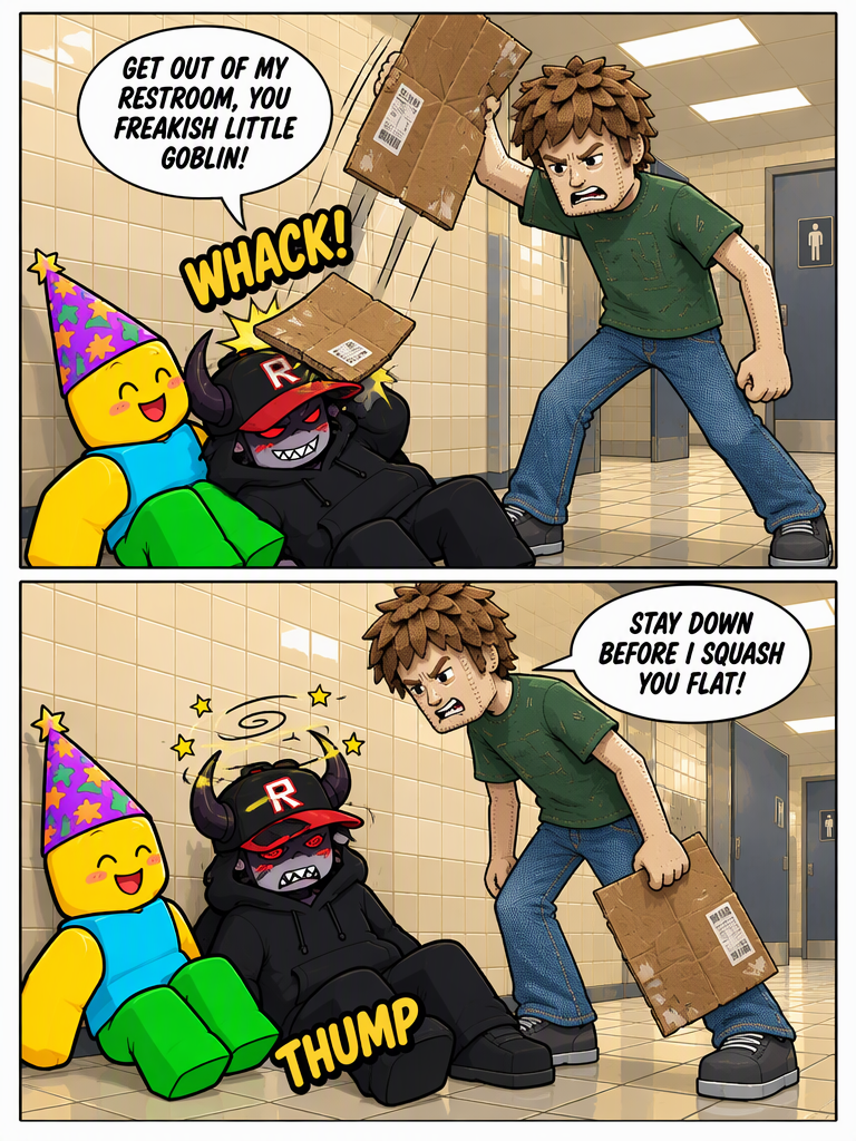 A Rough Encounter in the Hall (page 2 of 12)