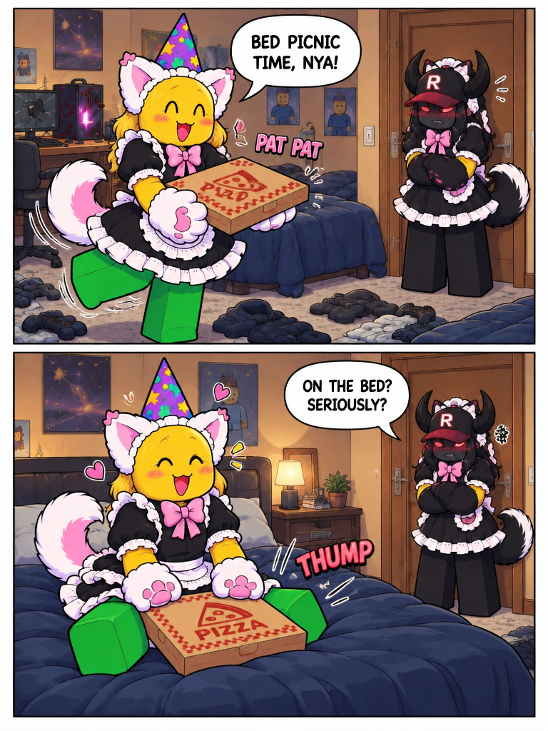 A Cozy Dinner in Maid Attire (page 2 of 4)