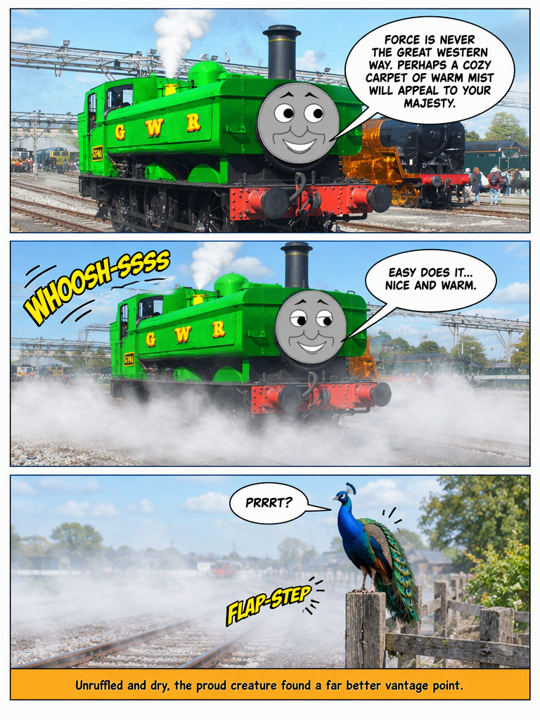Duck Meets the Peacock (page 3 of 4)