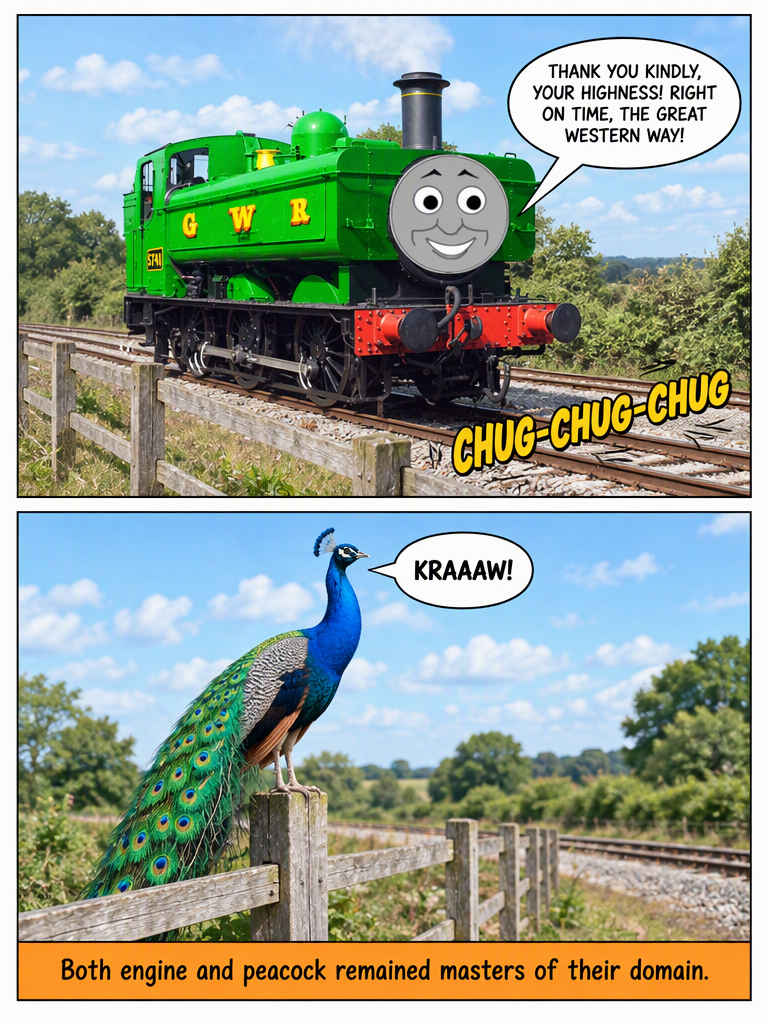 Duck Meets the Peacock (page 4 of 4)