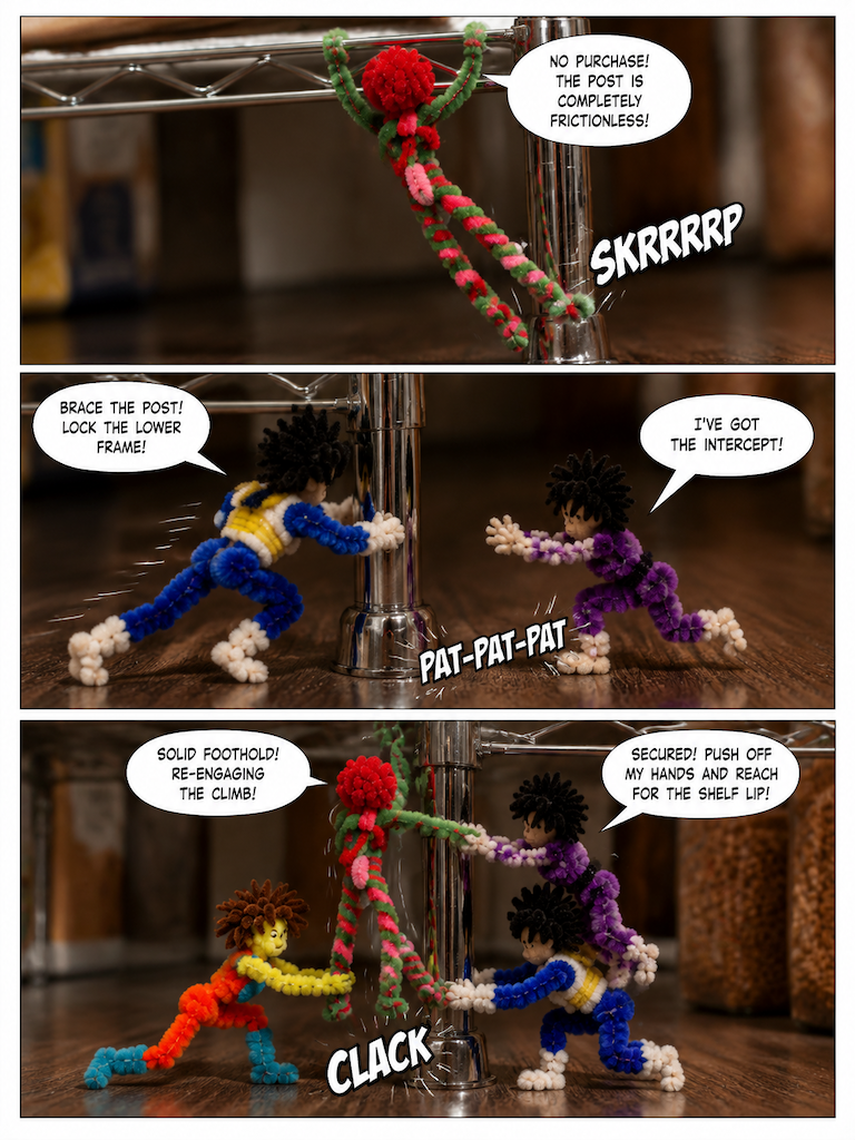 Scaling the Wire Shelving (page 2 of 4)