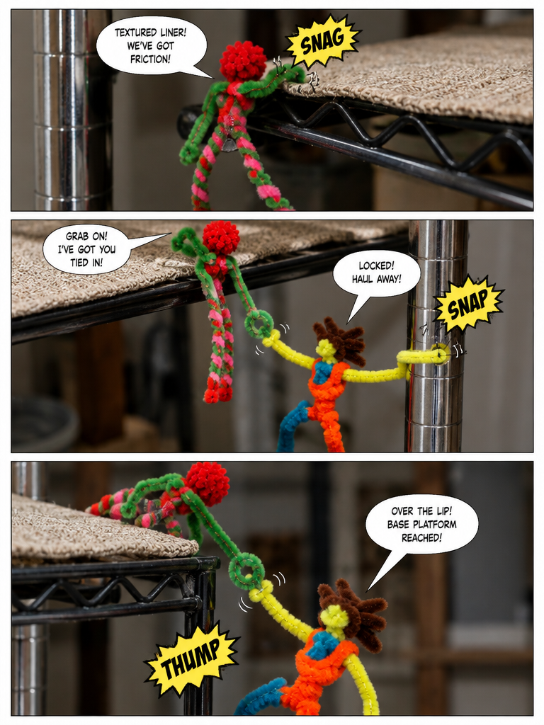 Scaling the Wire Shelving (page 3 of 4)