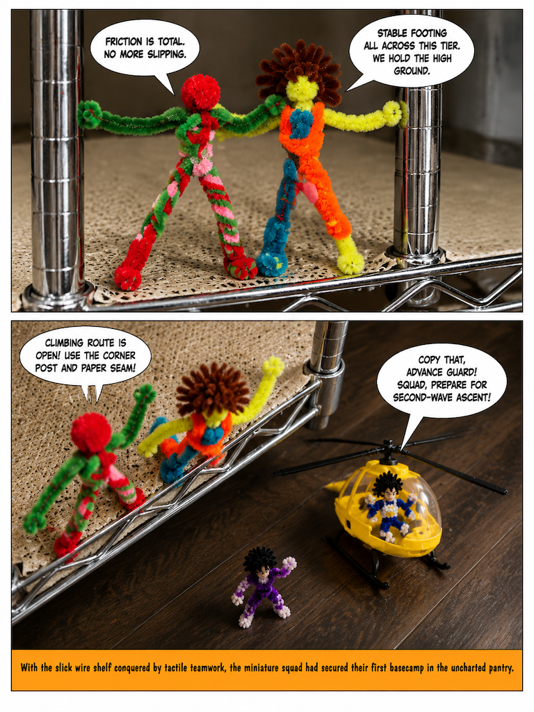 Scaling the Wire Shelving (page 4 of 4)