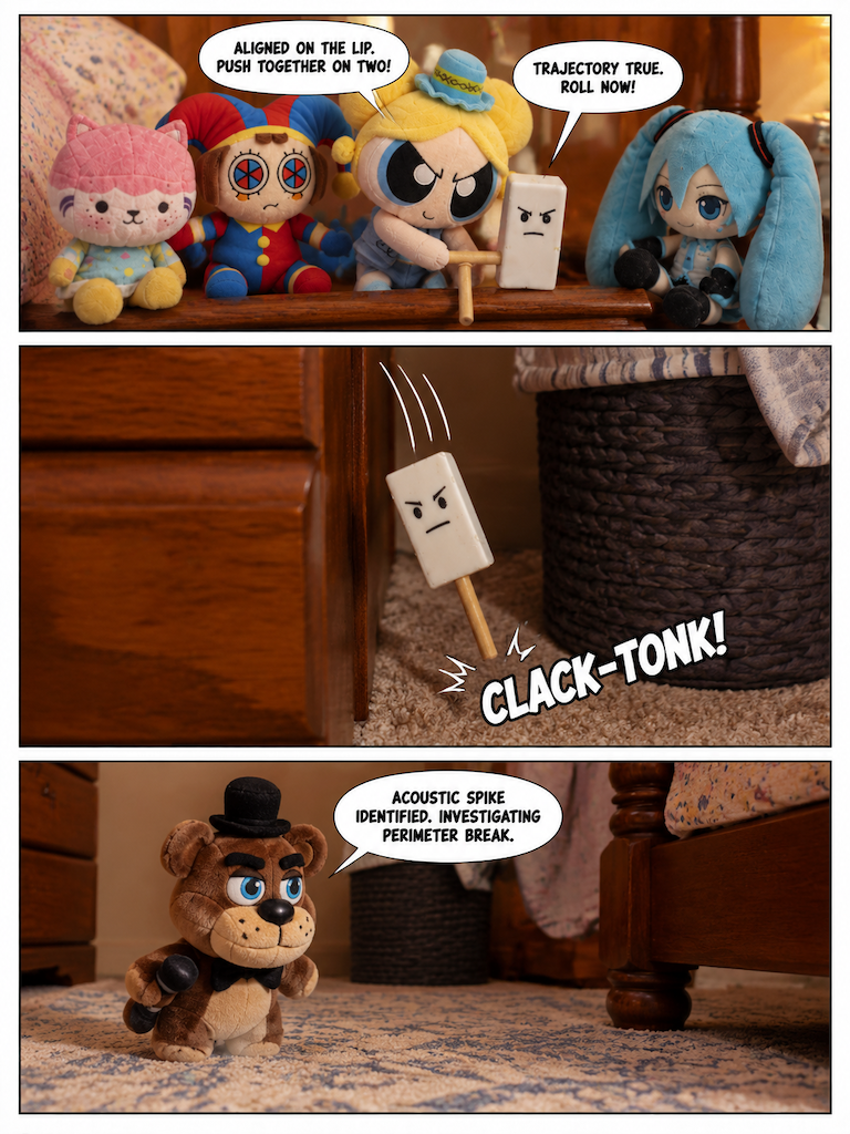 Night Shift on the Bedroom Floor (page 2 of 4)