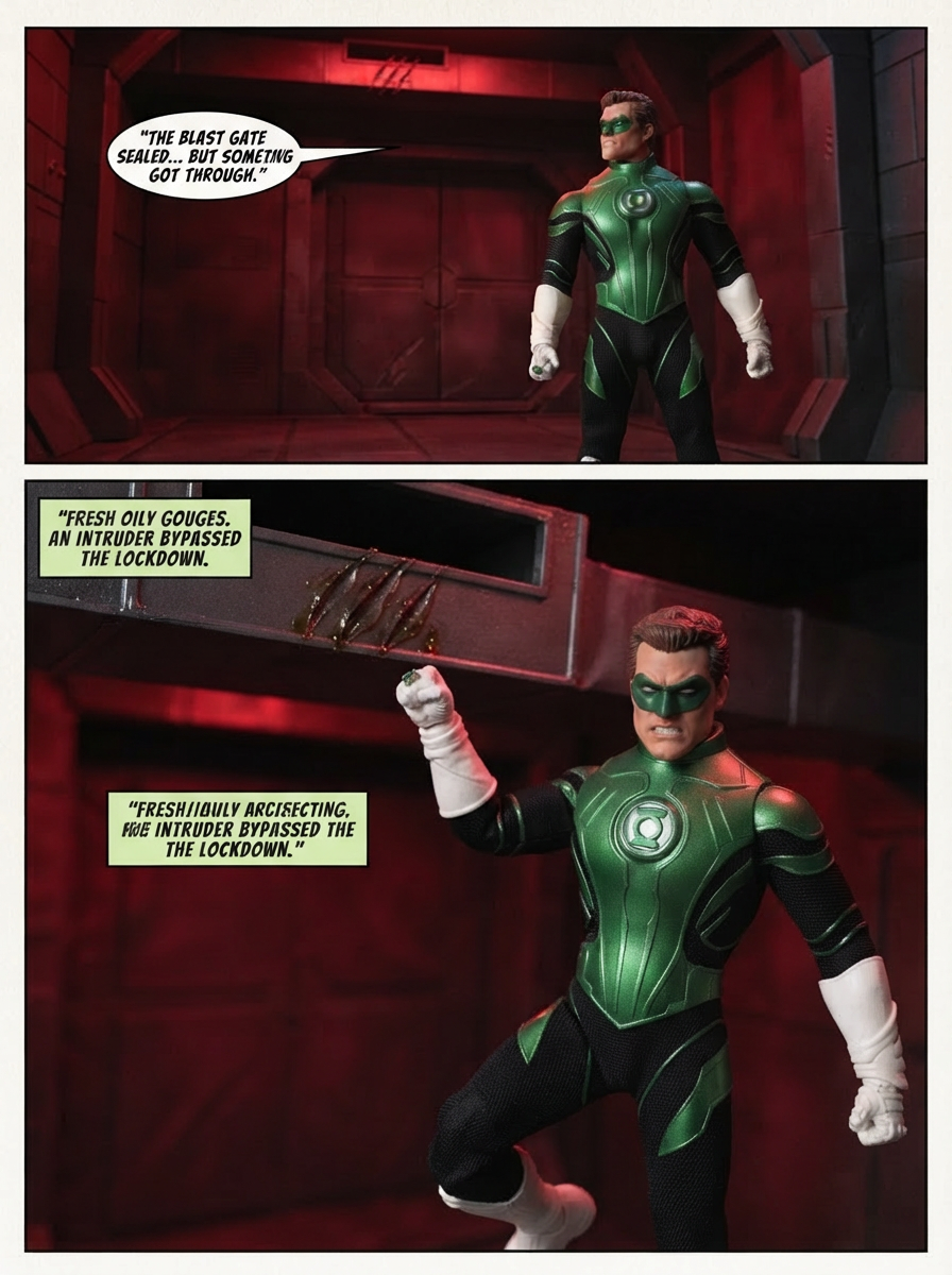 Green Lantern - Breach in the Dark - Comic Story - part 7 (page 1 of 4)