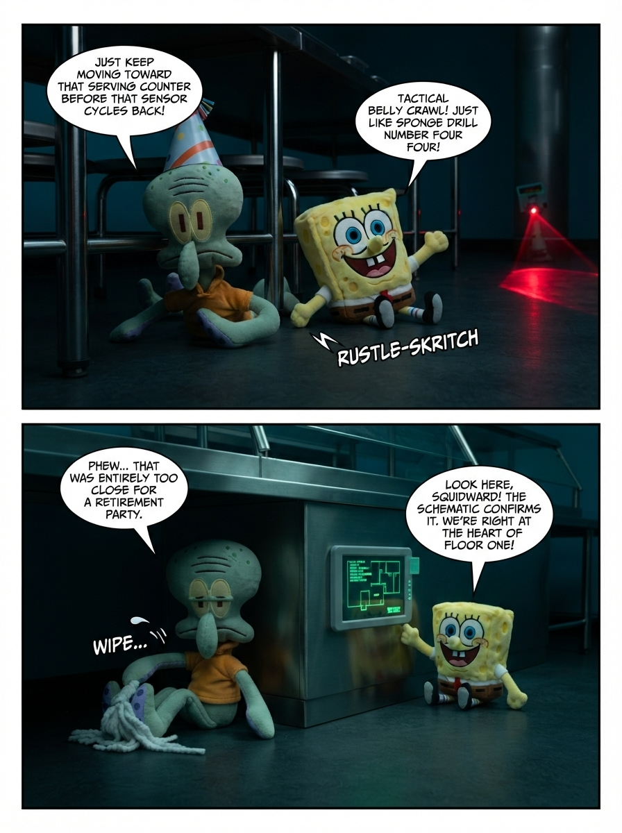 Infiltration of Floor One (page 3 of 4)