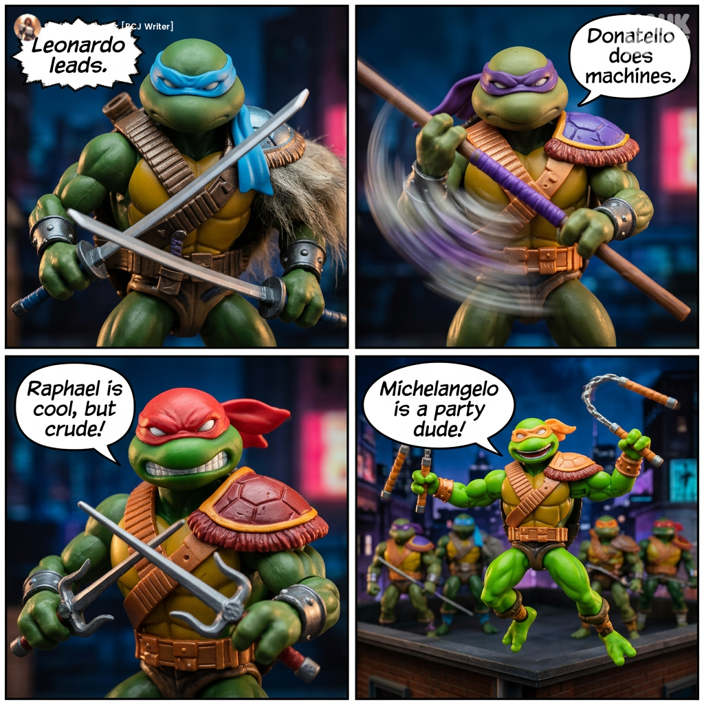 Turtle Brothers Roll Call (Comic)