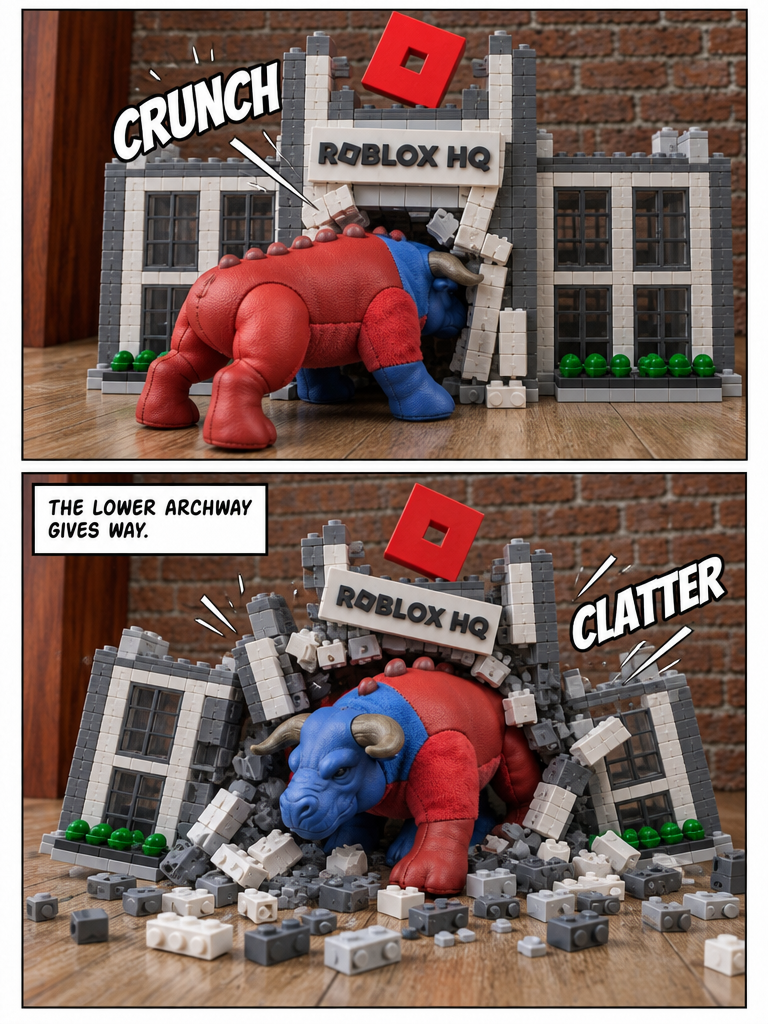 A Giant Blue-Red Beast And Destroying The Roblox HQ (page 2 of 4)