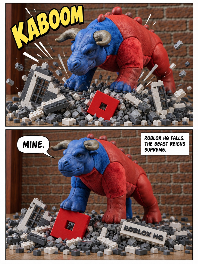 A Giant Blue-Red Beast And Destroying The Roblox HQ (page 4 of 4)