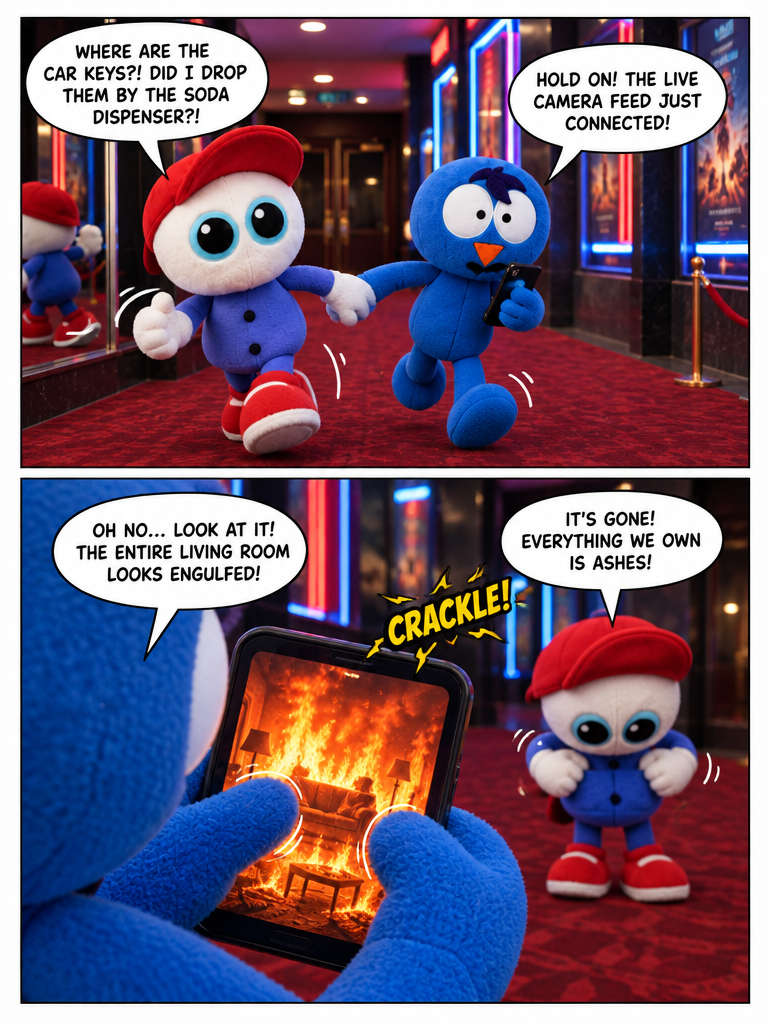 OH NO THE HOUSE IS ON FIRE- oh, false alarm (page 3 of 4)