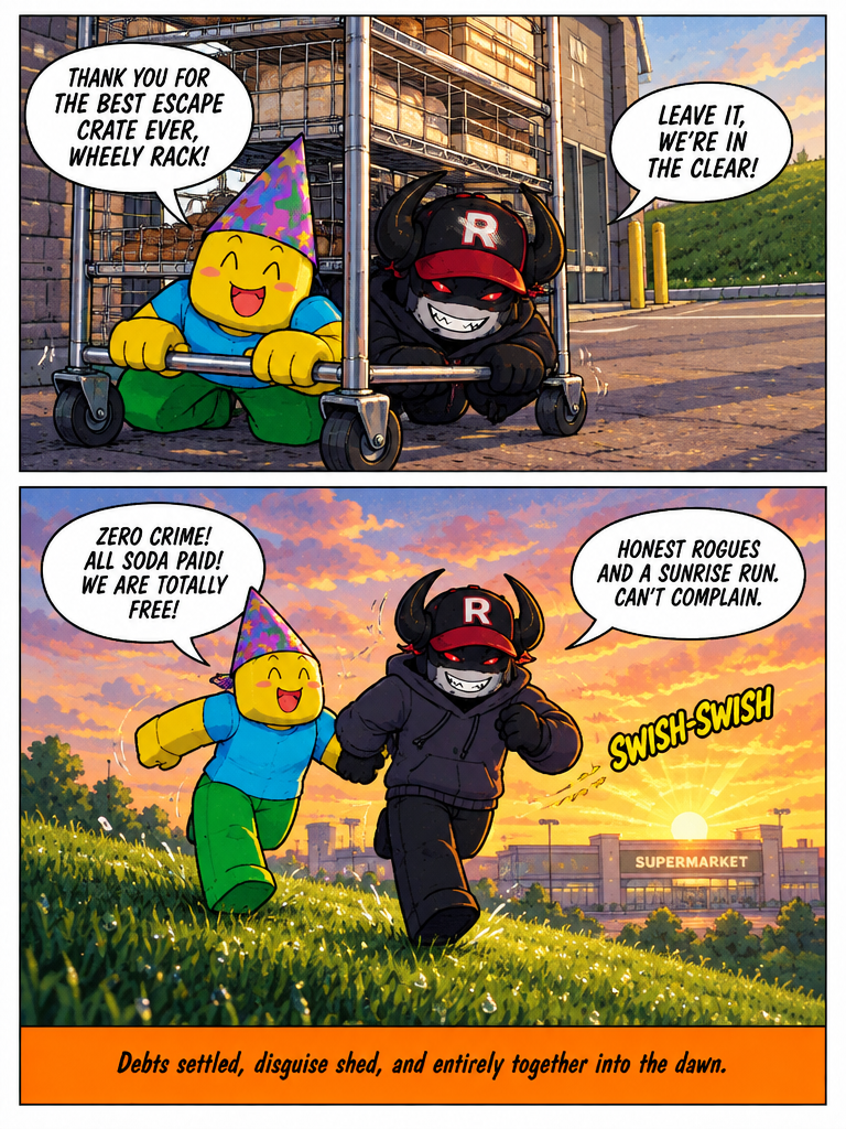 Clean Getaway at Daybreak (page 4 of 4)