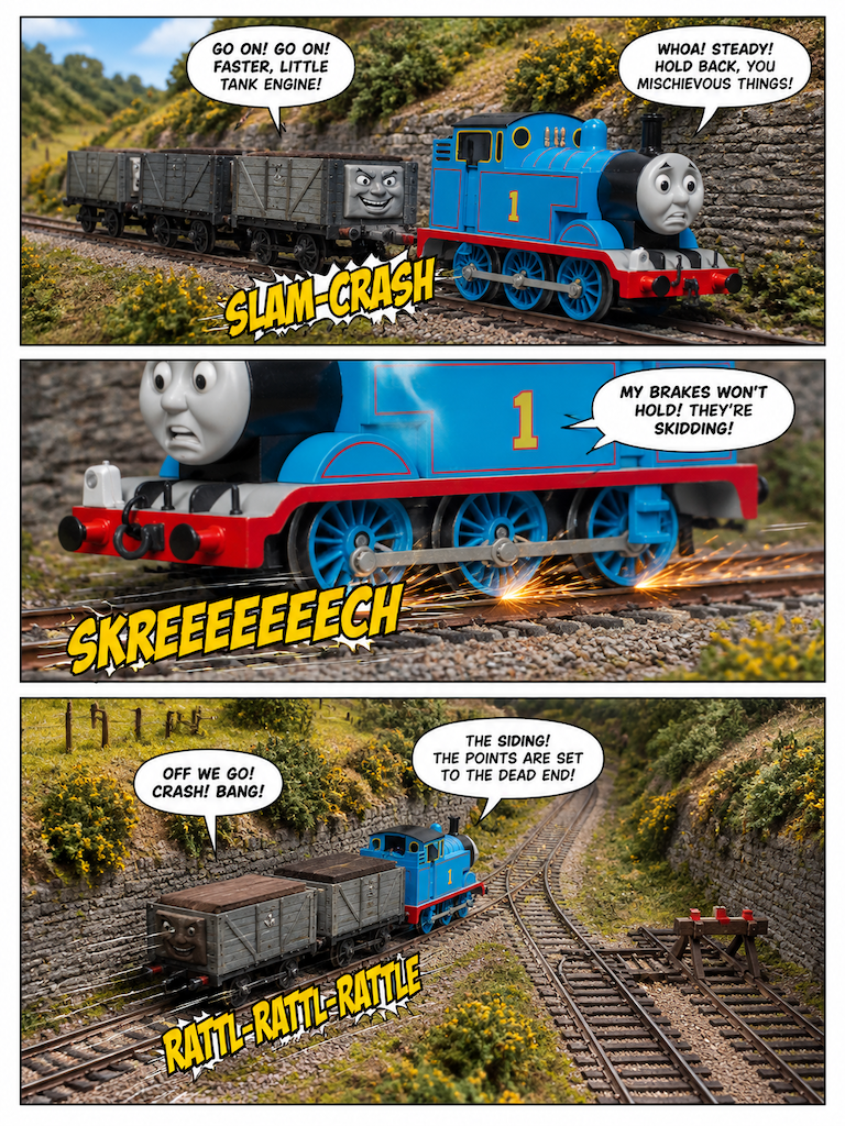 Thomas and the Docks Runaway (page 2 of 4)