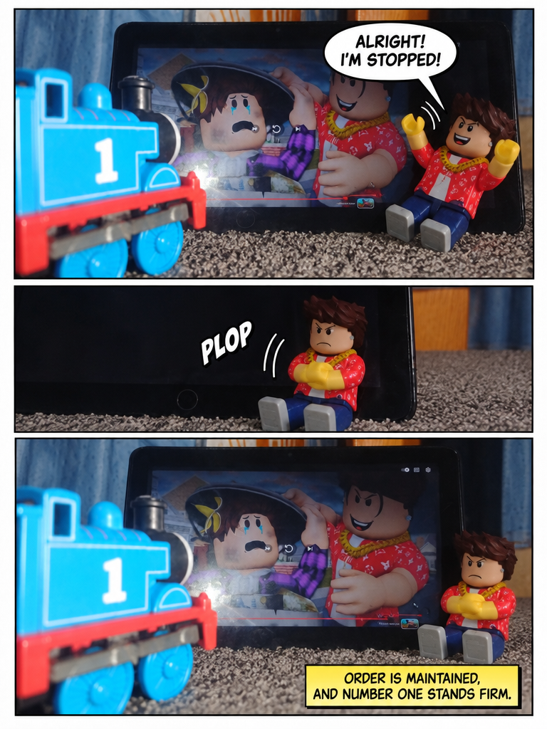 Thomas Demands a Halt (page 4 of 4)