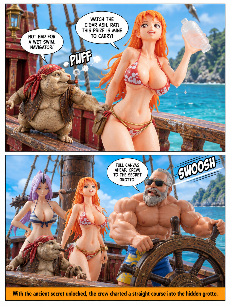 One piece Sunlit Glyphs and the Hidden Shore (page 4 of 4)
