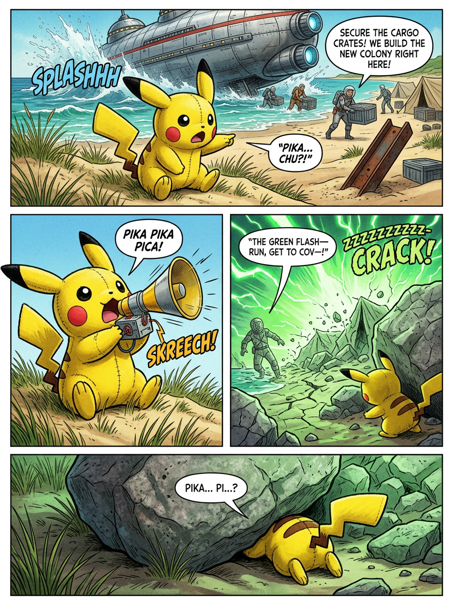 Pikachu's Great Space Splash (page 5 of 12)
