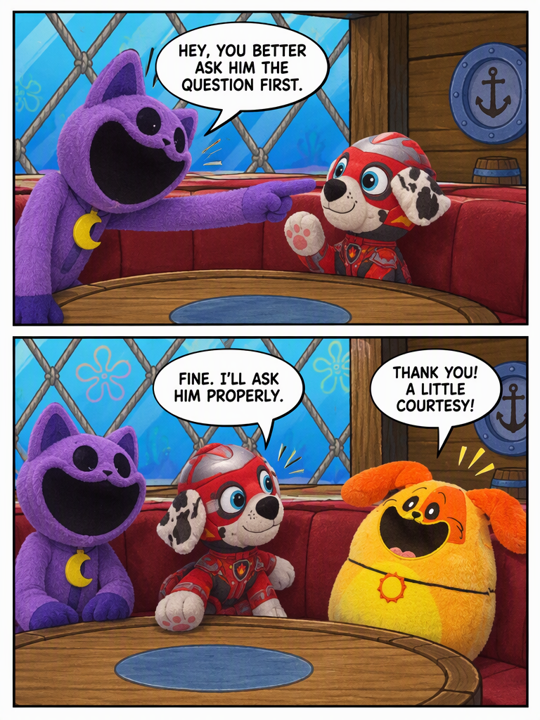 Paw Inspection at the Krusty Krab (page 2 of 4)