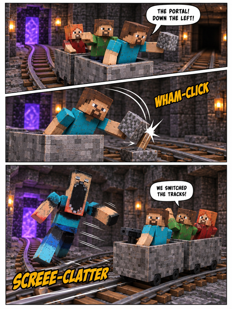 The Cart Race to the Portal (page 3 of 4)