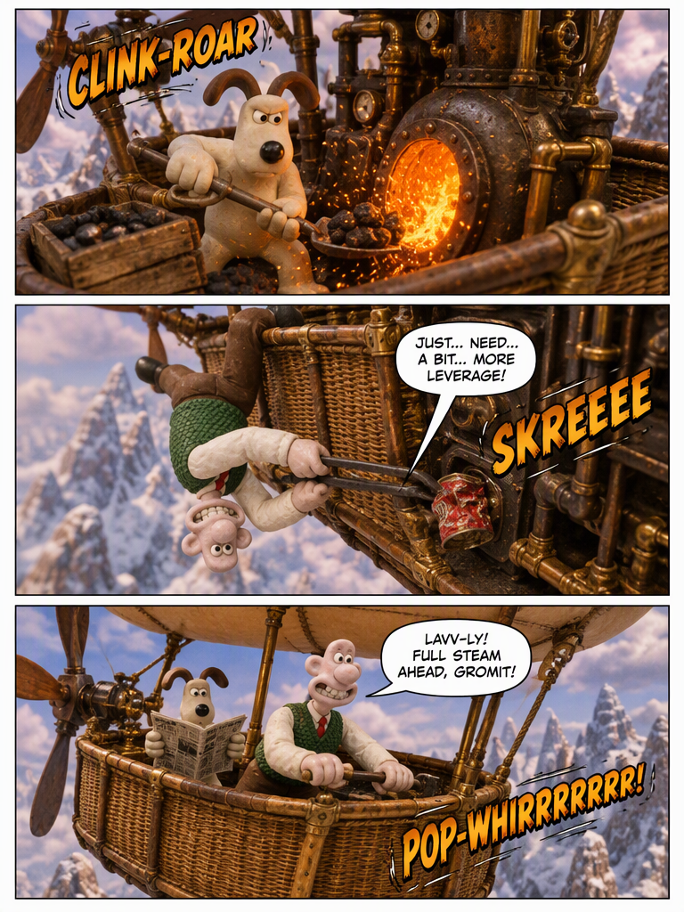 A Grand Day Aloft with Wallace and Gromit. (page 3 of 4)