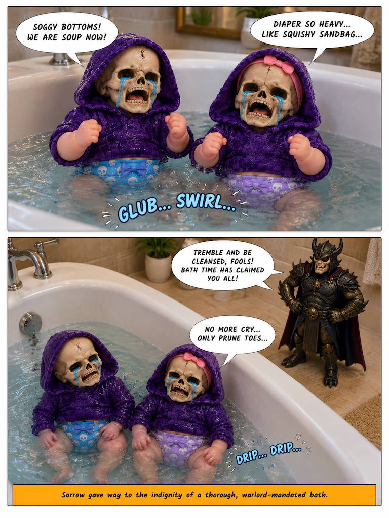 Bathtime Tyranny (page 4 of 28)