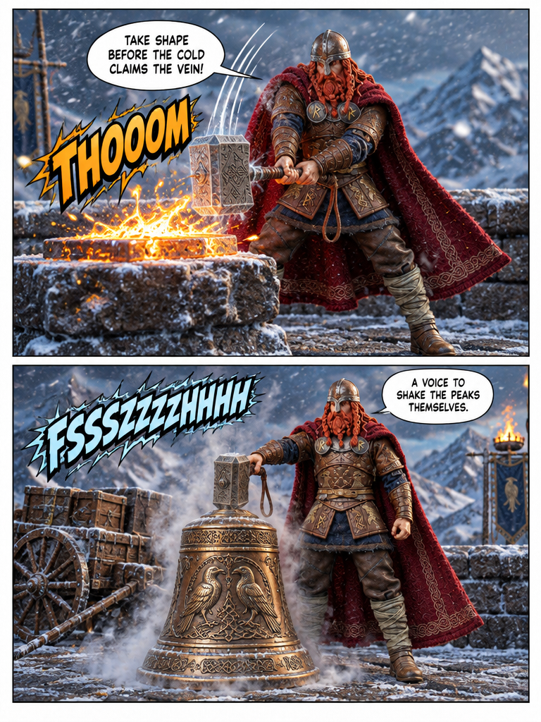 🔨 Viking Thor ⚡️ Chimes of the High Crag 💬 Comic Story part 5 (page 2 of 4)
