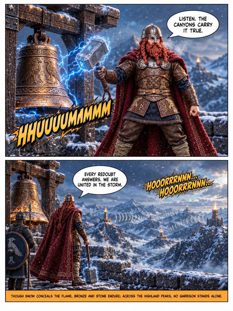 🔨 Viking Thor ⚡️ Chimes of the High Crag 💬 Comic Story part 5 (page 4 of 4)