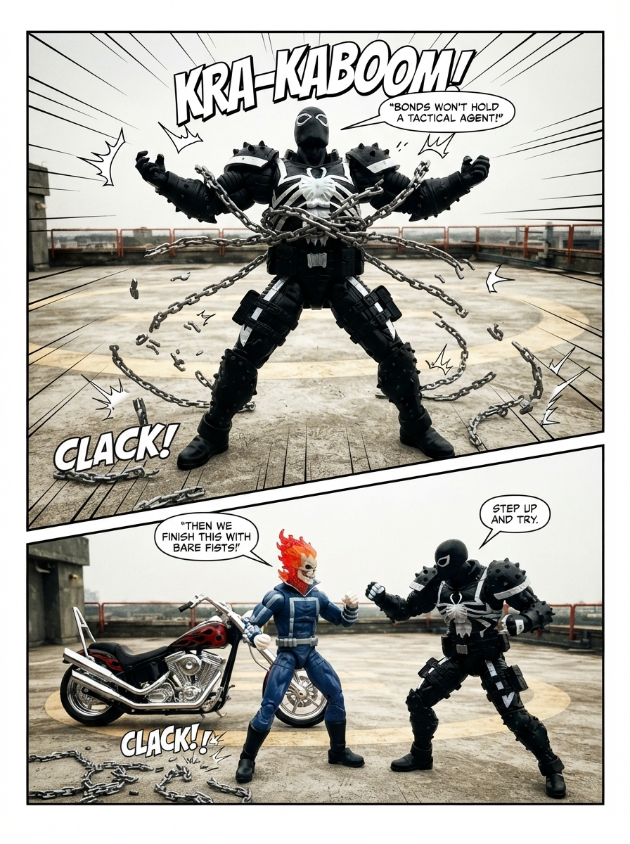 Rooftop Reckoning: Venom vs. Ghost Rider (page 2 of 4)