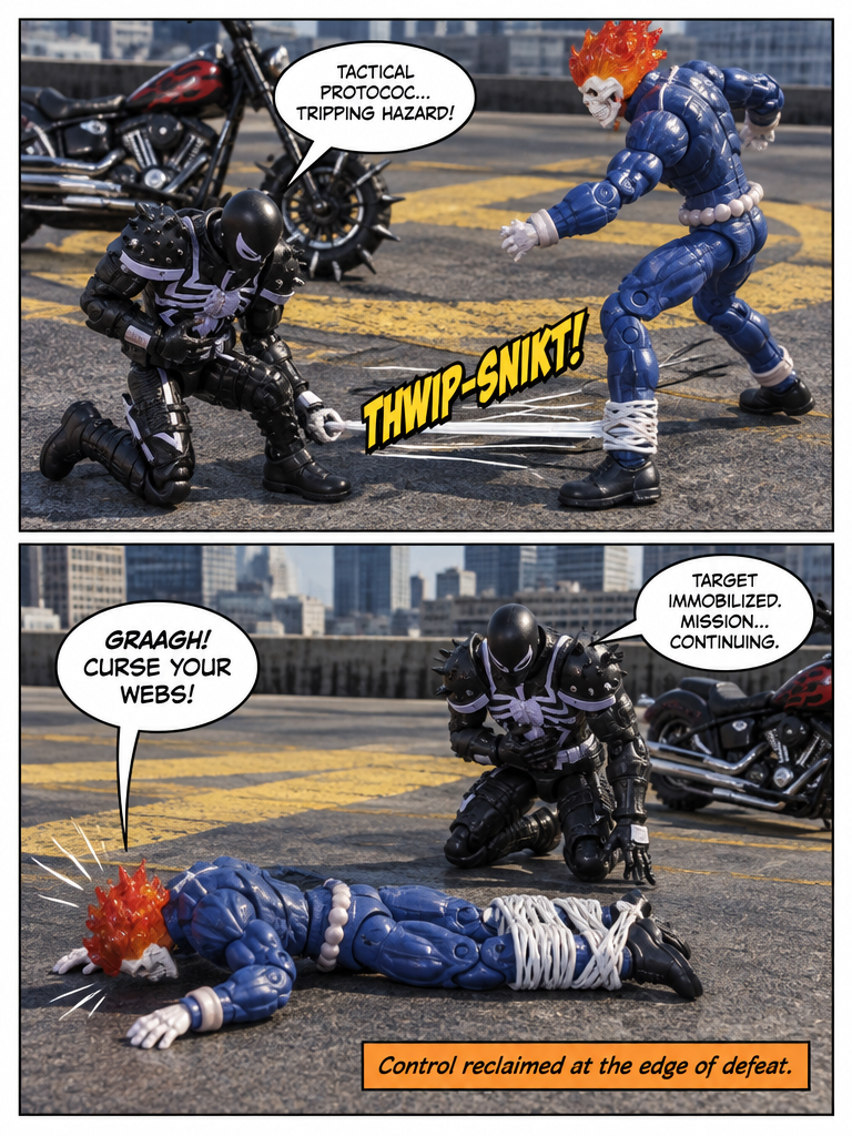 Rooftop Reckoning: Venom vs. Ghost Rider (page 4 of 4)