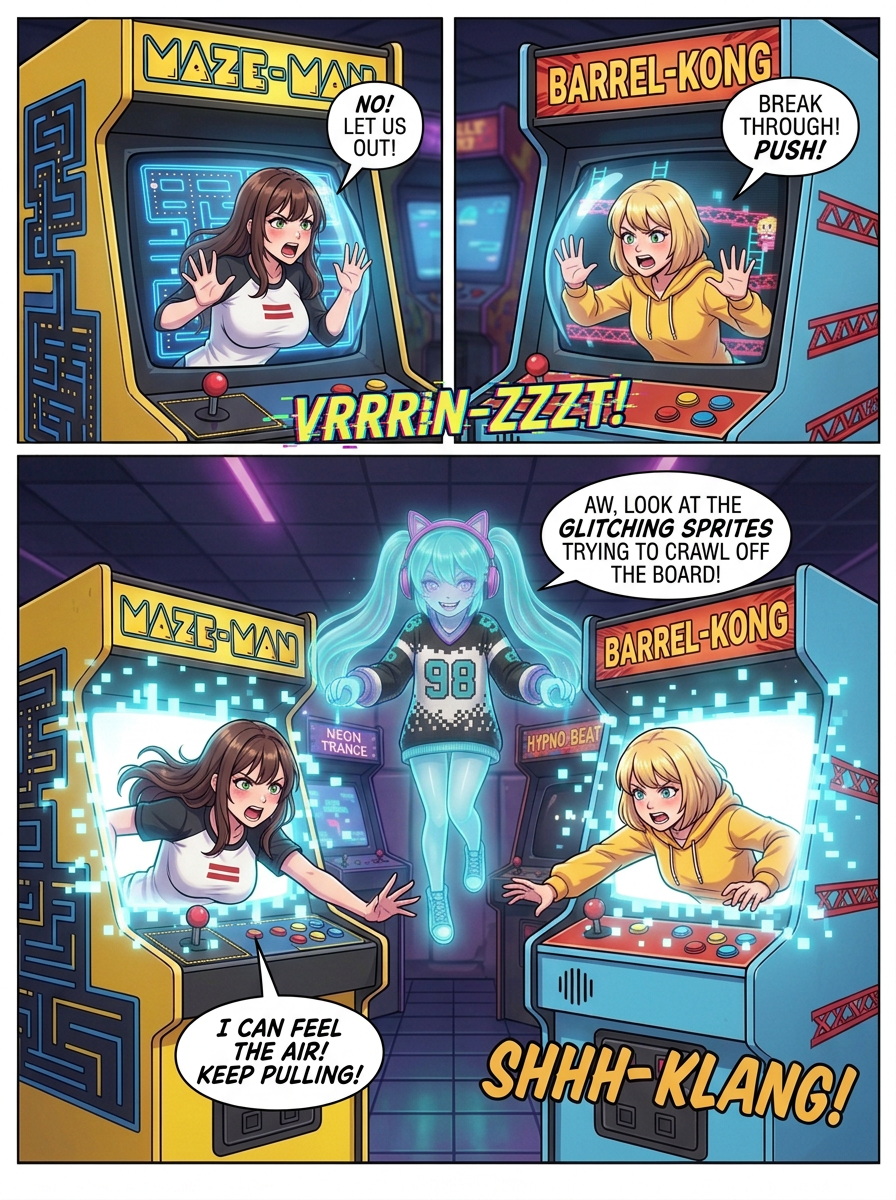 Neon Trance in the Dusty Arcade (page 21 of 24)