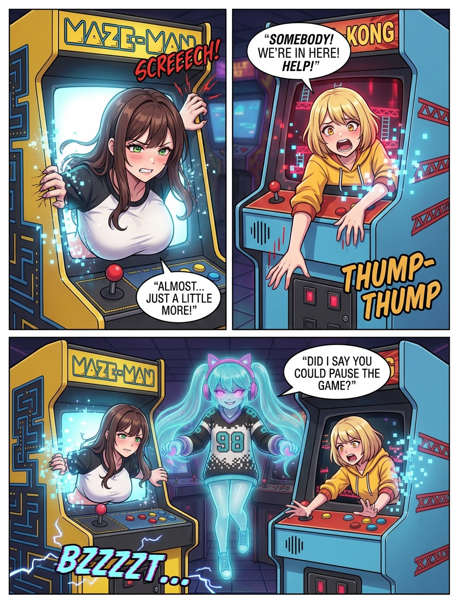 Neon Trance in the Dusty Arcade (page 22 of 24)
